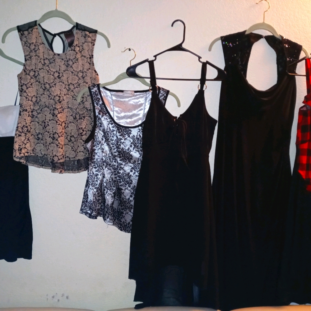 Cocktail dresses and nice tops